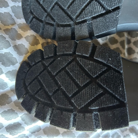 MADDEN GIRL CHUNKY HEELED COMBAT BOOTS HONEYY WITH JEWELED VELCRO CLOSURE - Picture 2 of 9